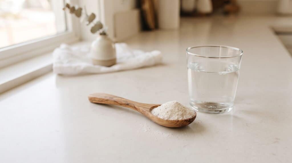 Psyllium is a soluble, gel-forming fiber — it absorbs water and turns into a thick gel in your gut.